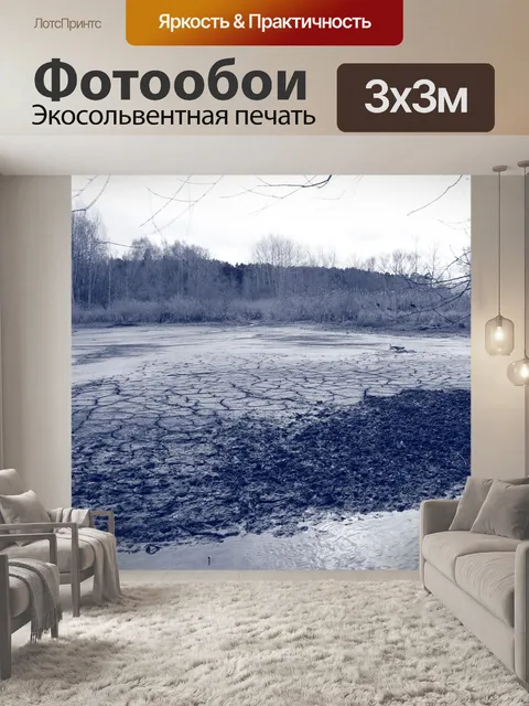 Фотообои Сухое озеро