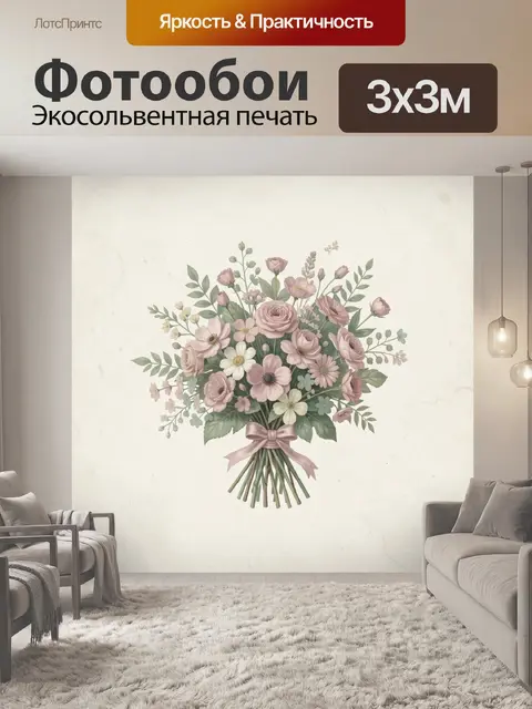 300 × 300 см · Экосольвентная печать