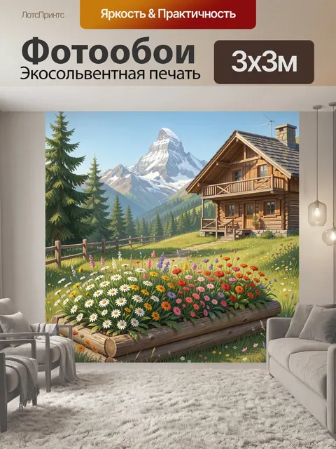 300 × 300 см · Экосольвентная печать