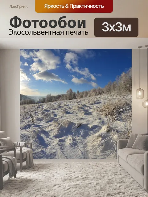 Фотообои Первый снег