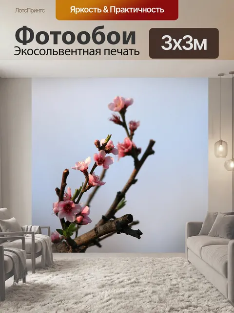 Фотообои Цветет в розовом