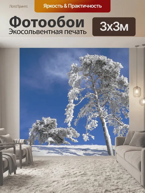 Фотообои Снег