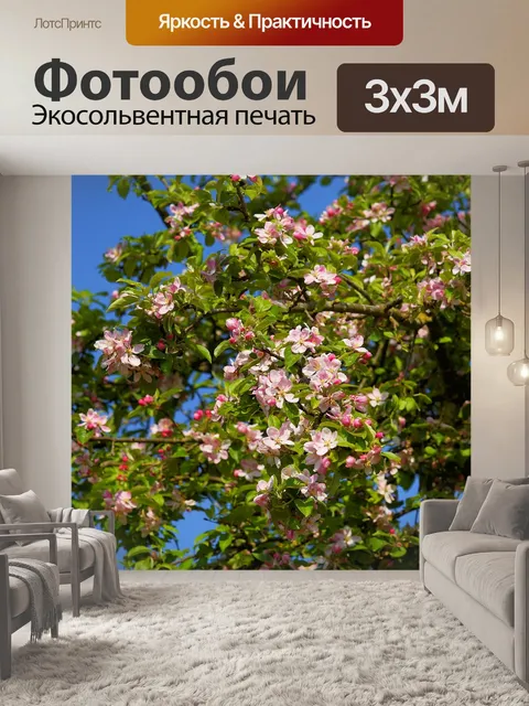 Фотообои Цветение яблони