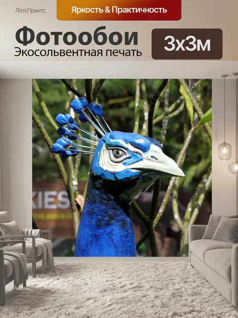 Фотообои Blue Phoenix головы крупным планом