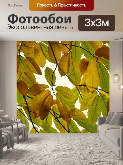 Фотообои Листья