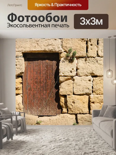 Фотообои Деревянная дверь