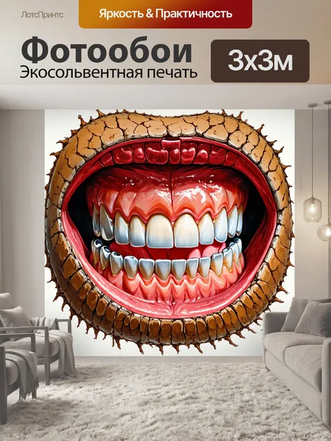 Фотообои живопись в технике штриховки