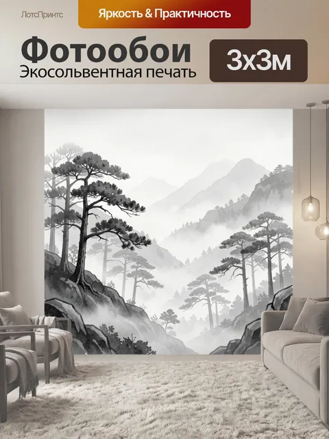 300 × 300 см · Экосольвентная печать