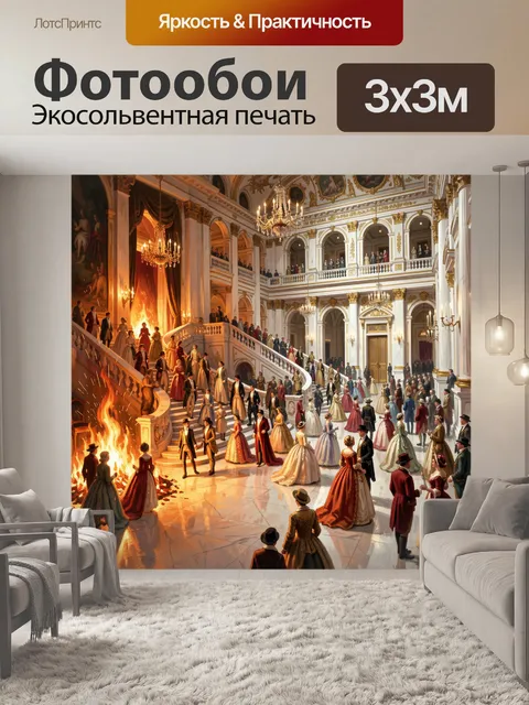 Фотообои Бал в роскошном дворце