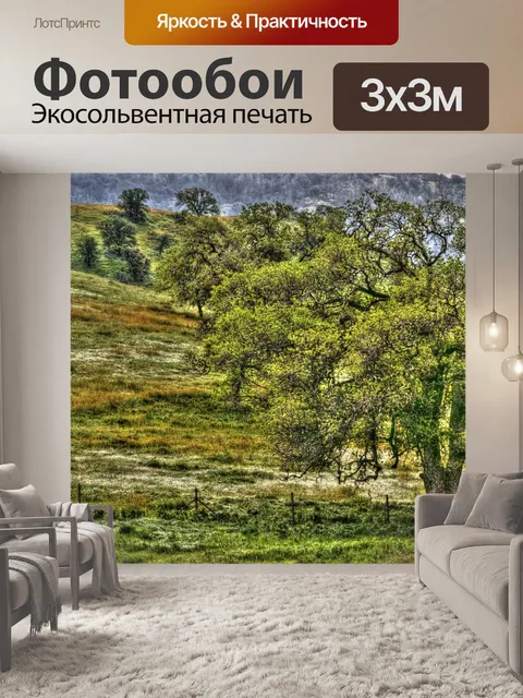 Фотообои Дерево на лугу