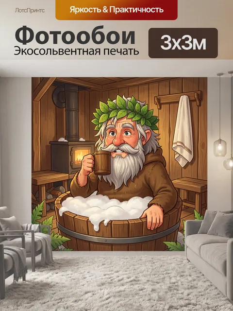 300 × 300 см · Экосольвентная печать