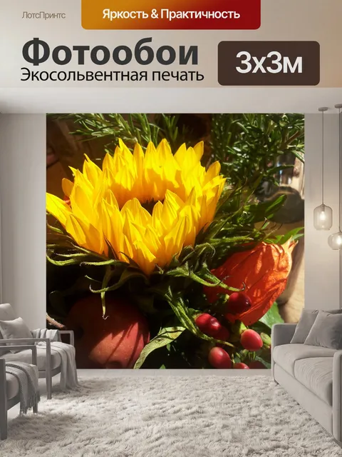 Фотообои Подсолнух