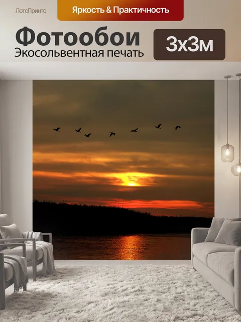 Фотообои Заход солнца