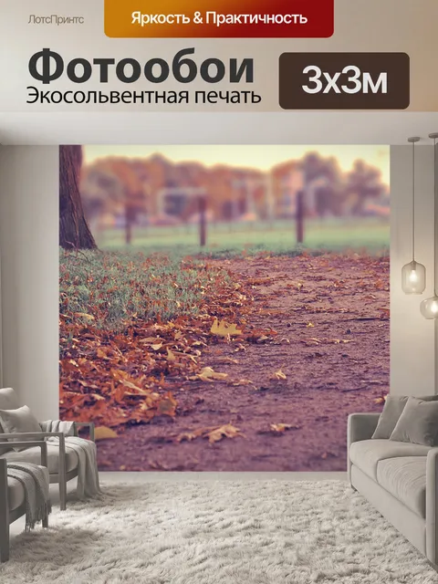 Фотообои Осенний парк