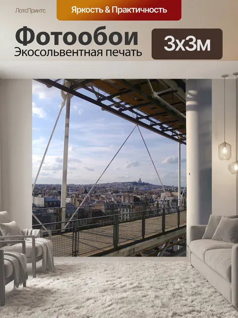 Фотообои Небо над парижем
