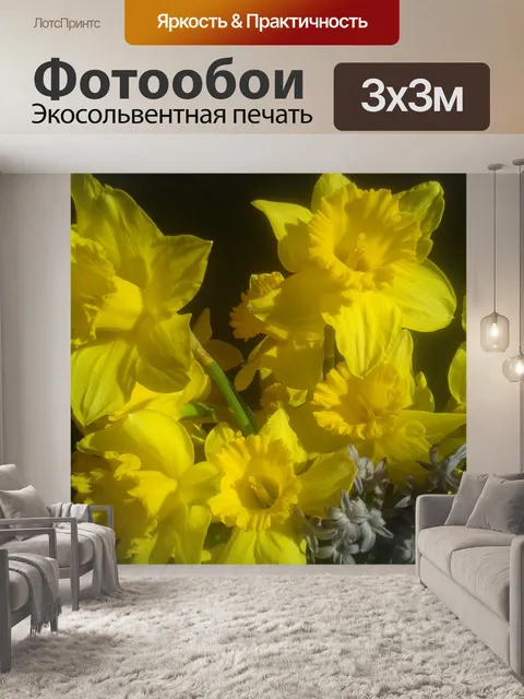 Фотообои Нарциссы и гиацинты