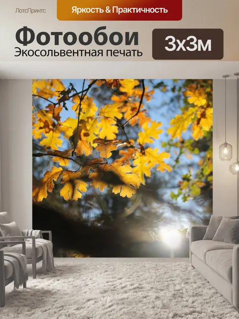 Фотообои Листья