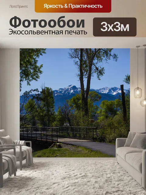 Фотообои пешеходная дорожка