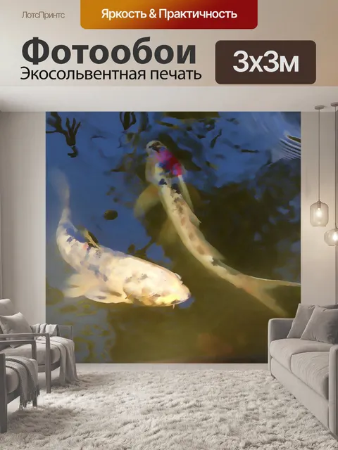 Фотообои Koi Fish