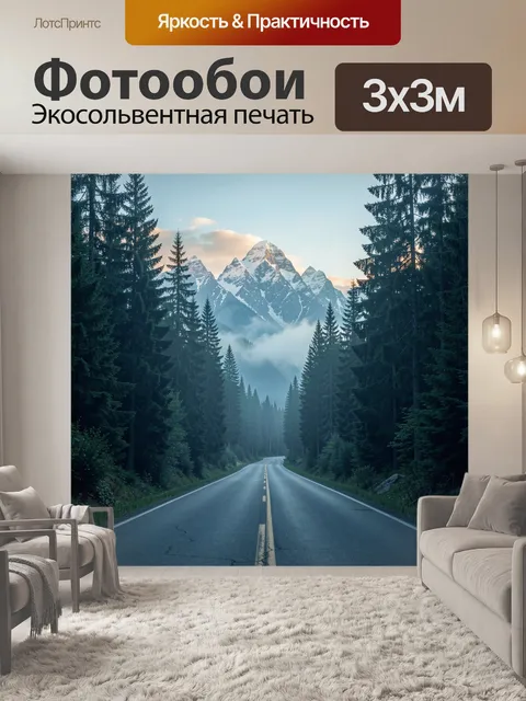 300 × 300 см · Экосольвентная печать