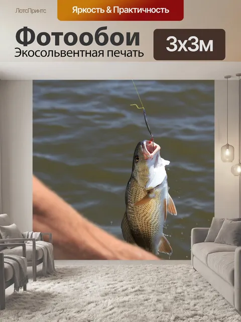 Фотообои Ловит рыбу