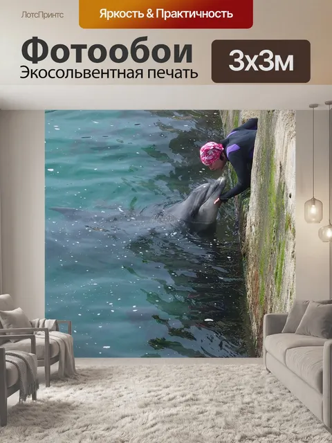 Фотообои Дельфины