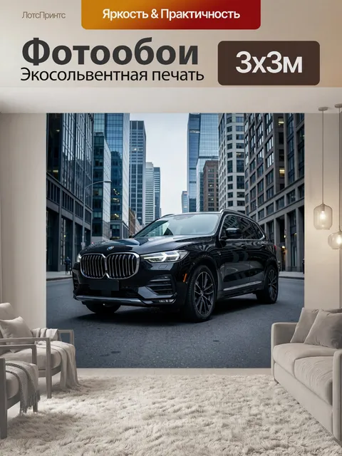 300 × 300 см · Экосольвентная печать