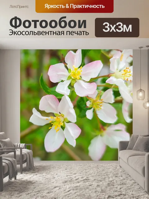 Фотообои Яблоня цветет