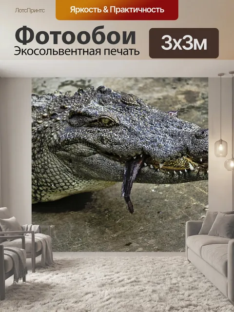 Фотообои Крокодил