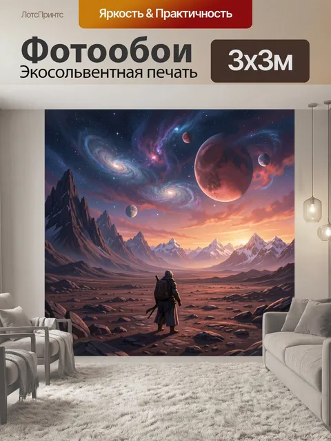 300 × 300 см · Экосольвентная печать