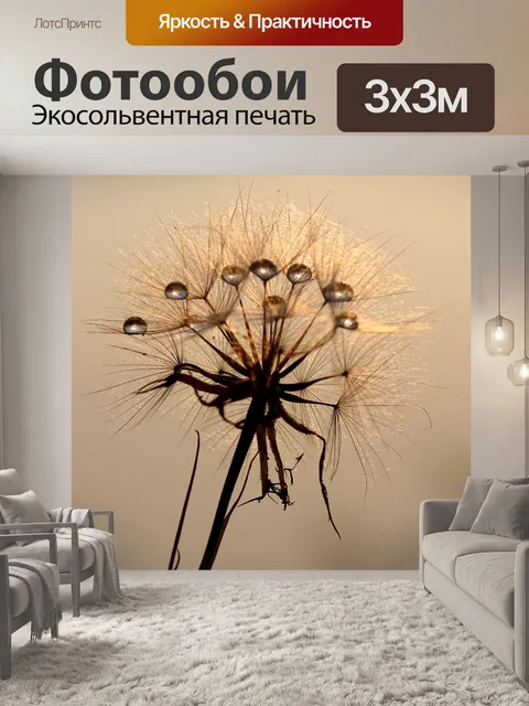 Фотообои Одуванчик