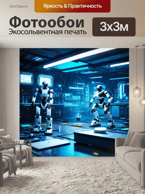 Фотообои пейзаж в стиле киберпанк