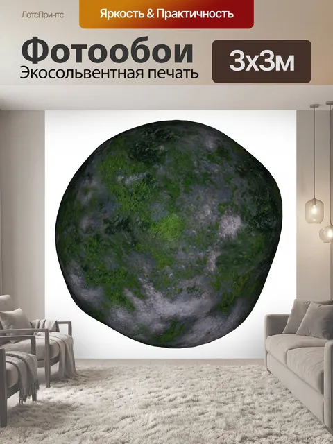 Фотообои моховой рок