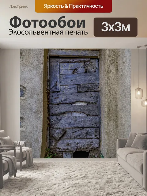 Фотообои Старая деревянная дверь