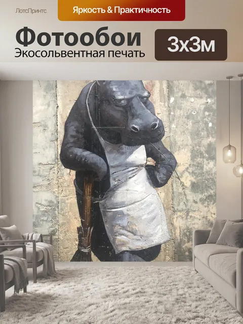 Фотообои Бегемот