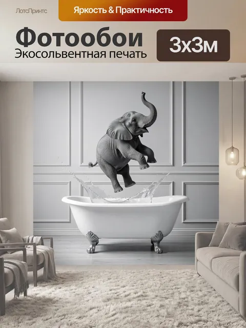 300 × 300 см · Экосольвентная печать