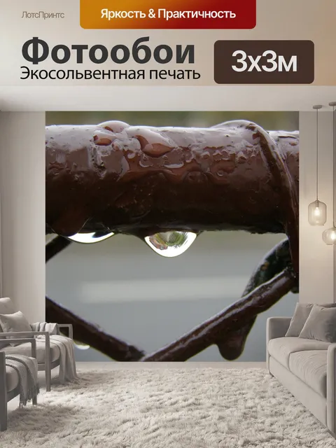 Фотообои Капли