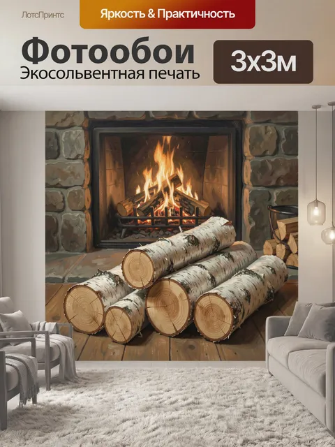 Фотообои Картина в виде цветной сдержанной живописи