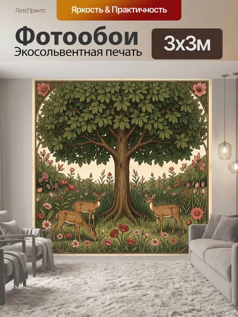 300 × 300 см · Экосольвентная печать