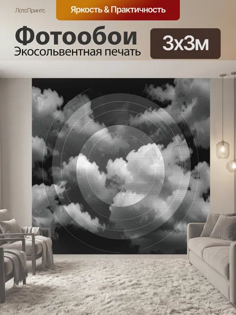 300 × 300 см · Экосольвентная печать