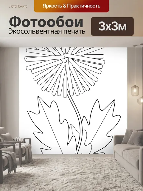 Фотообои Черное и белое