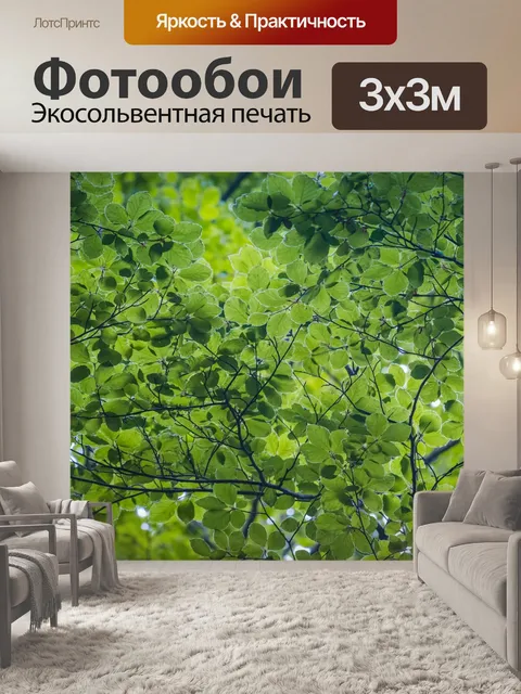 Фотообои Листья
