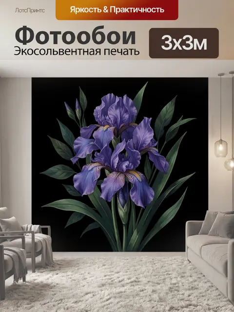 300 × 300 см · Экосольвентная печать
