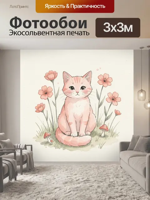 300 × 300 см · Экосольвентная печать