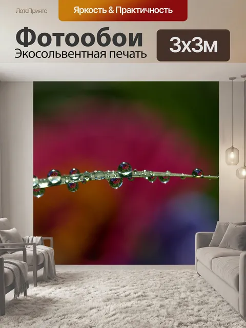 Фотообои Капли