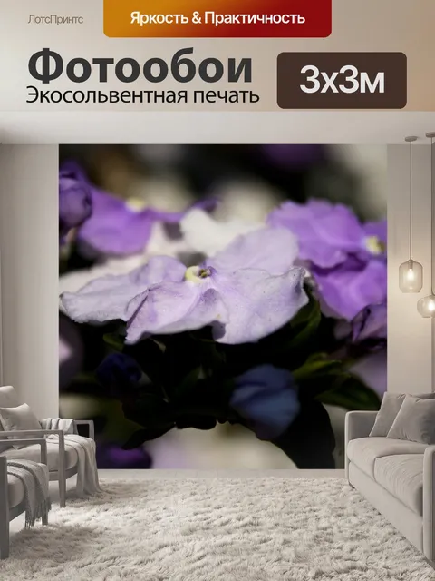 Фотообои Brunfelsia
