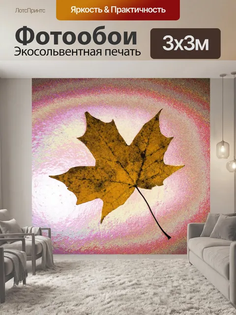 Фотообои Осенний кленовый лист