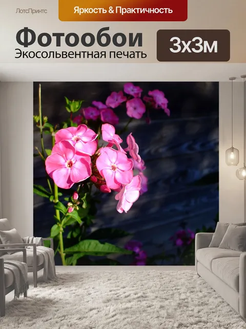 Фотообои Розовый