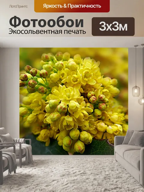 Фотообои Красное дерево