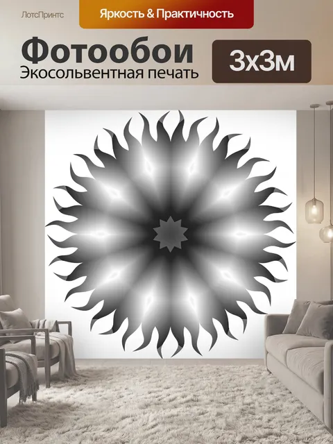 Фотообои серый подсолнечника